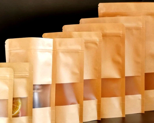 Pris Disgownt Bagiau Papur Kraft wedi'u Lamineiddio