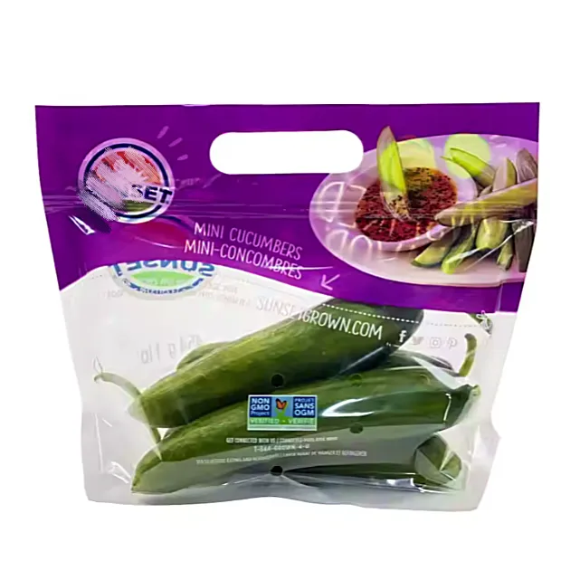 Bag pecynnu llysiau ar gyfer ciwcymbr